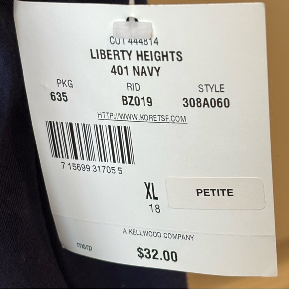 Koret Embroidered Flowers & Stars Two Piece Set Vintage Dead Stock NWT XL Petite - Picture 13 of 15